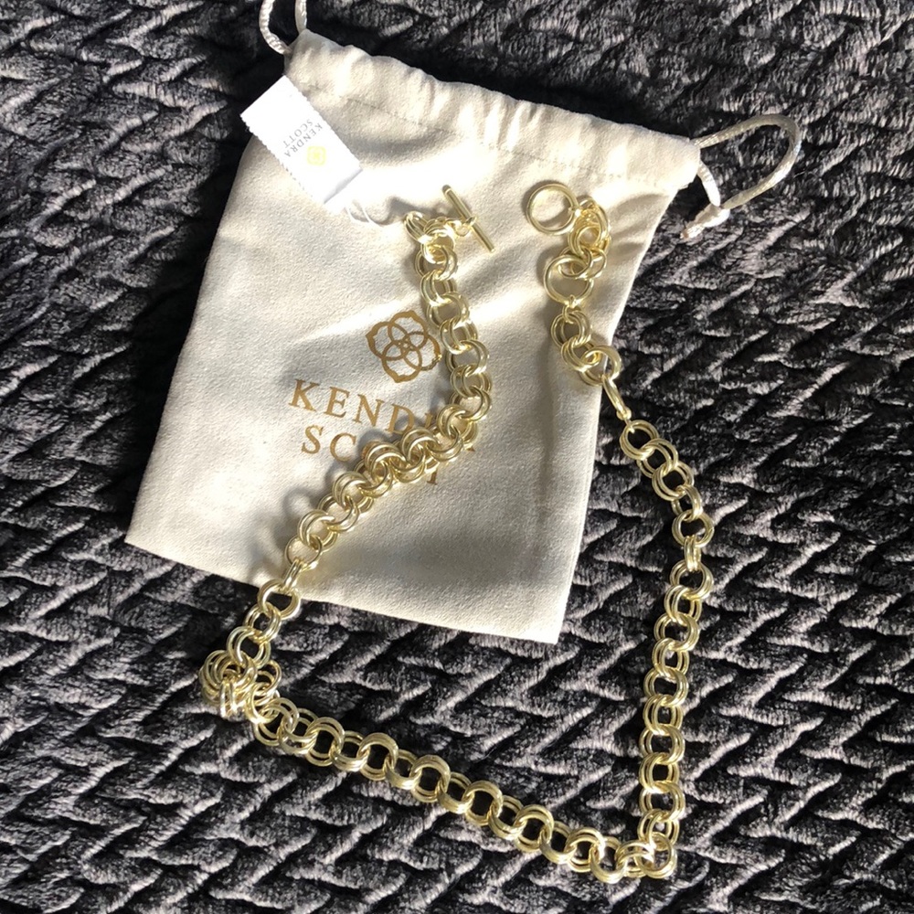 Kendra Scott 18 in. Double link necklace
